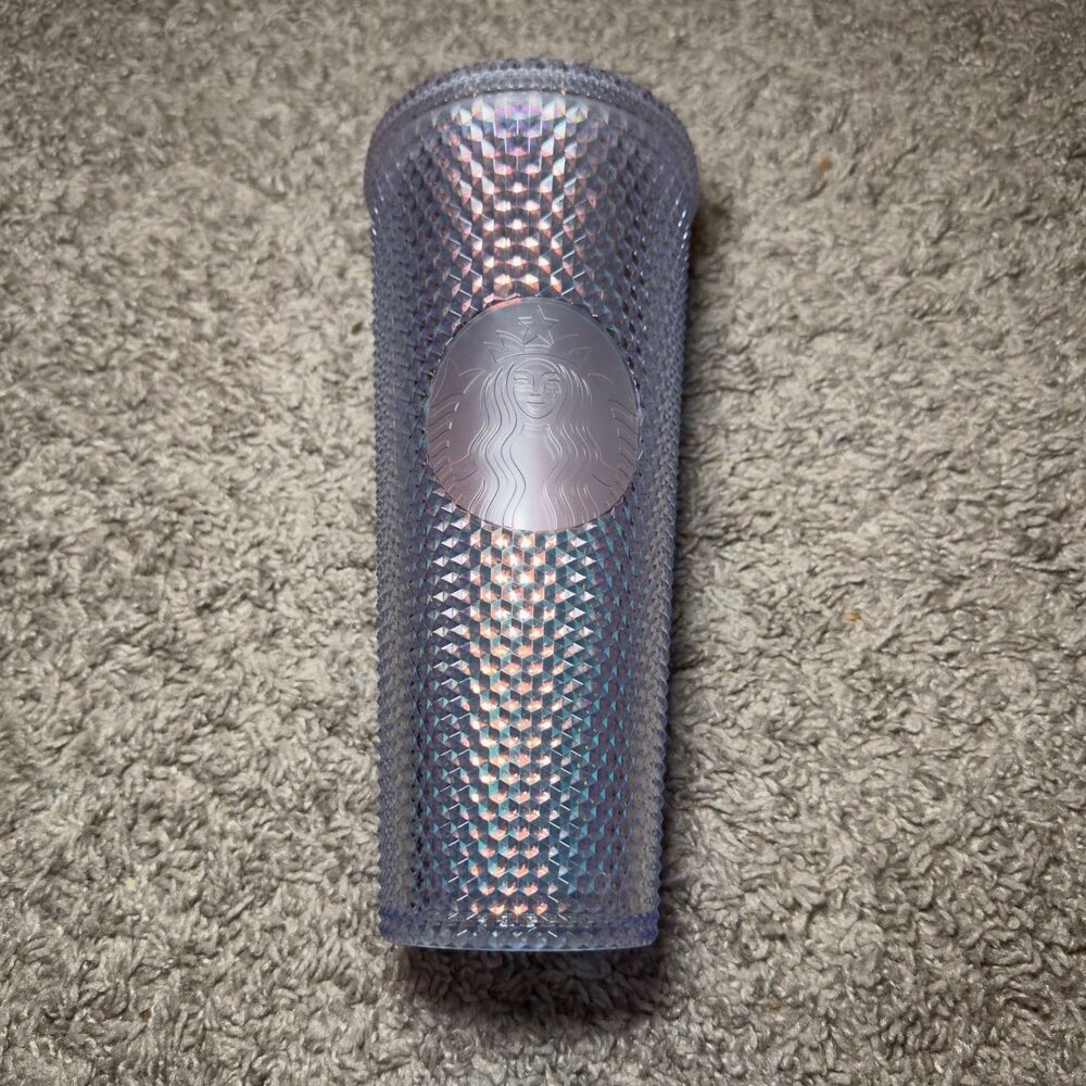 Starbucks Iridescent 24oz Unicorn Studded Tumbler Venti Bling Cold Cup Everyday